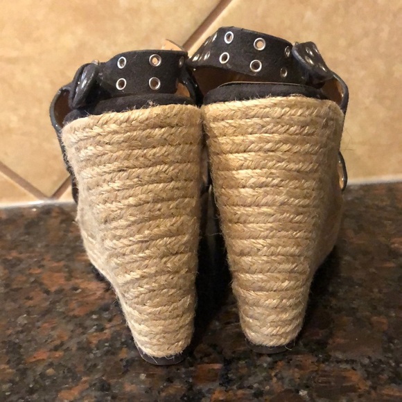 Report Caden Black Rope Wedges - Picture 4 of 5